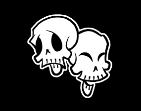 Geoff Skull Shirt - Black