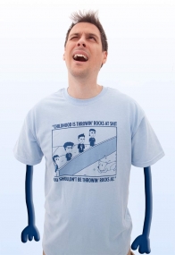Animated Adventures Throwing Rocks Shirt